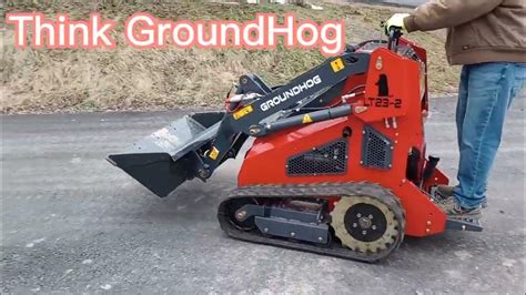 groundhog mini skid steer|mini skid steer excavator.